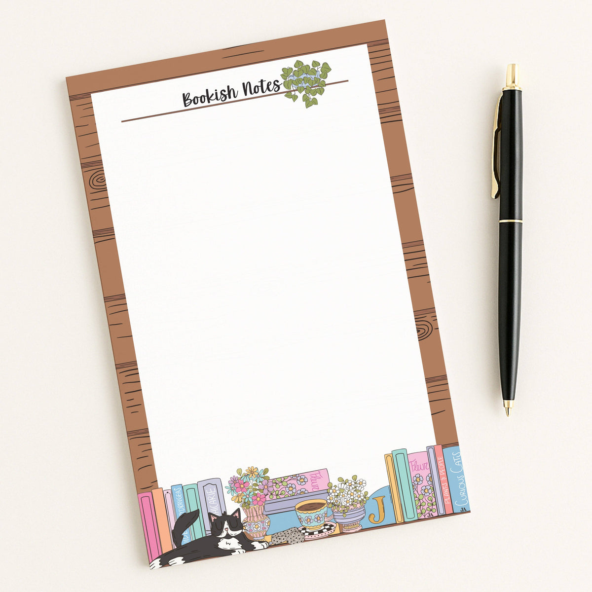 Bookish Notes Notepad