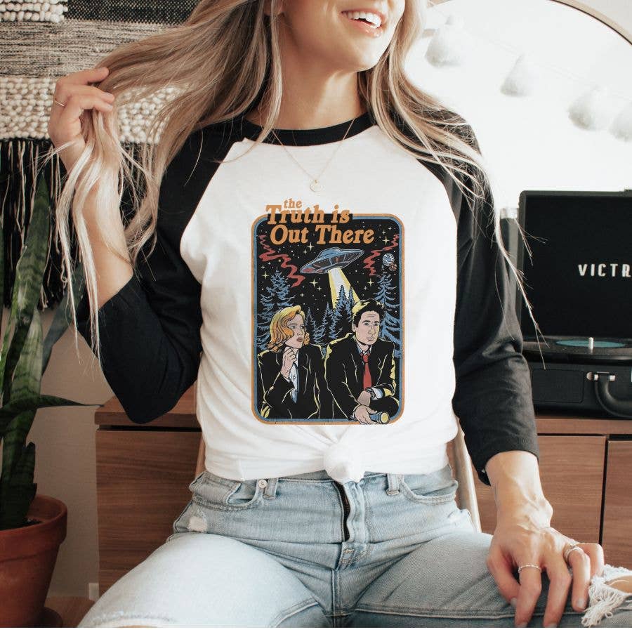 The Truth Is Out There Baseball Raglan Tee
