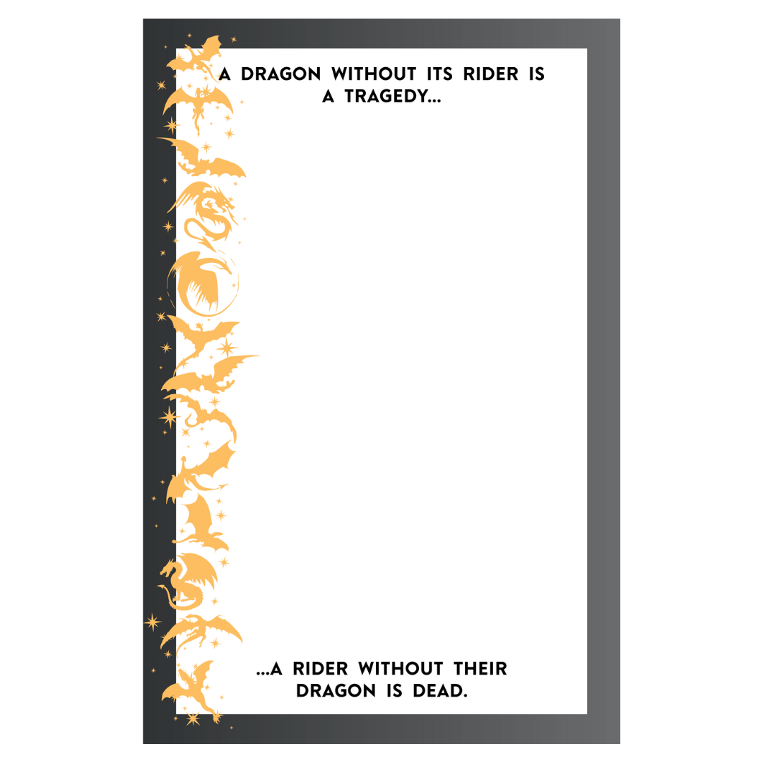 Dragon Rider Notepad