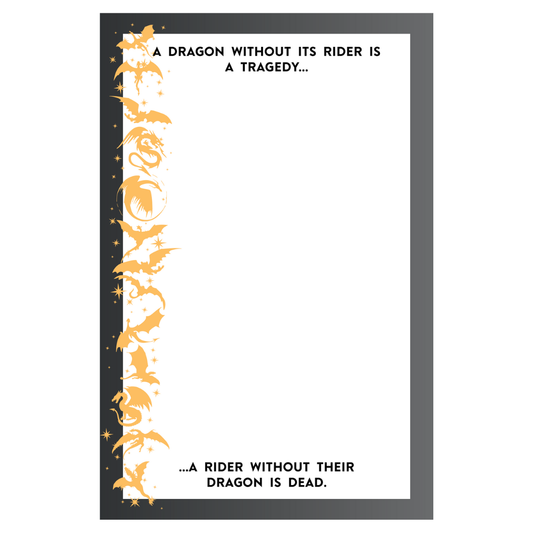Dragon Rider Notepad